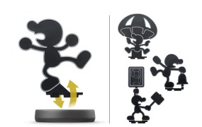 Mr Game and Watch Amiibo options