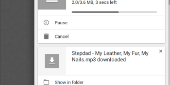 Google redesigns downloads as notification center cards in Chrome OS beta release