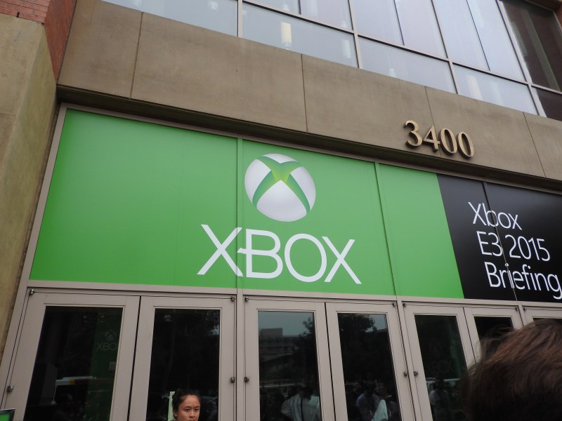 Signage at E3 2015.