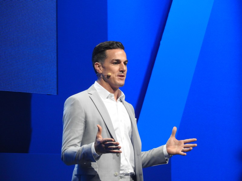 Andrew Wilson, CEO of EA, at the company's E3 2015 press briefing.