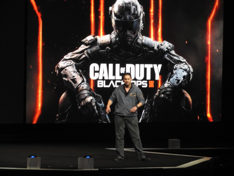 Mark Lamia of Activision's Treyarch talks at Sony E3 event.