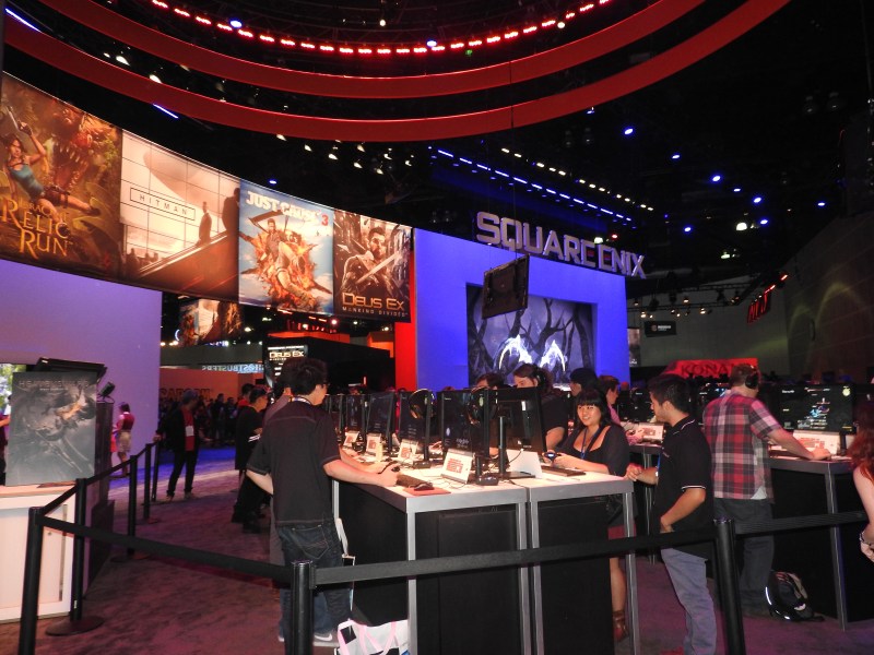 Square Enix booth at E3 2015