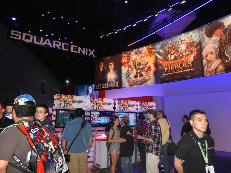 Square Enix booth at E3 2015