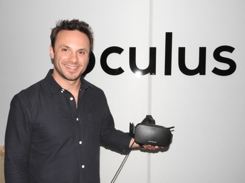 Brendan Iribe showed off the new Oculus Rift at E3 2015.
