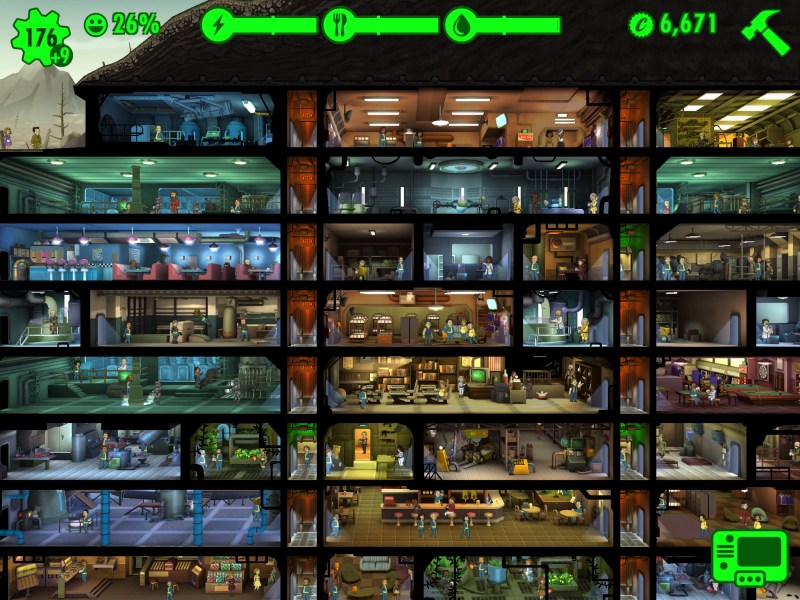 Fallout Shelter E3 2015 - Large Vault
