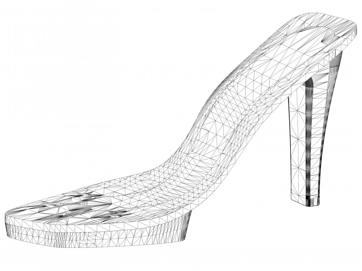 A model of the Thesis Couture high heel