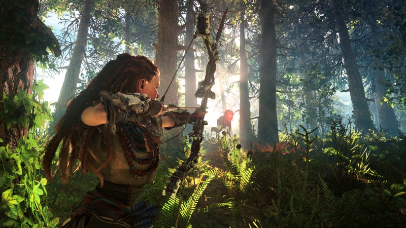 Horizon Zero Dawn E3 2015 - Aloy hunting