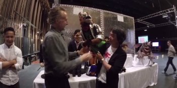 Watch Mario creator Shigeru Miyamoto visit Kermit and more at Jim Henson Studios