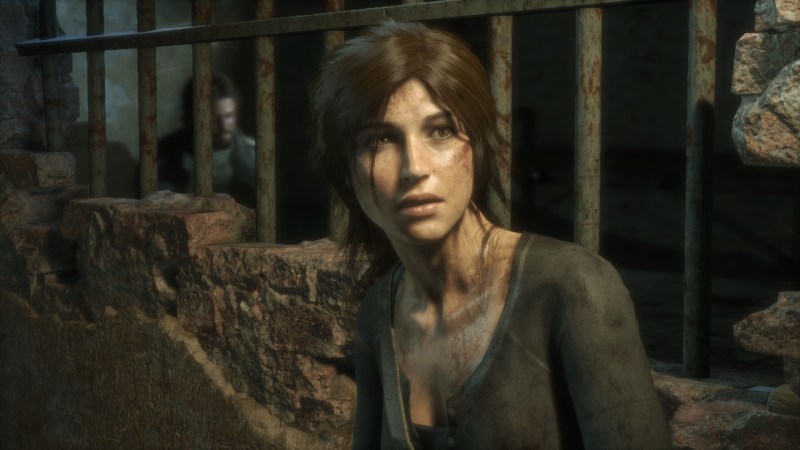 Lara Croft in Rise of the Tomb Raider.