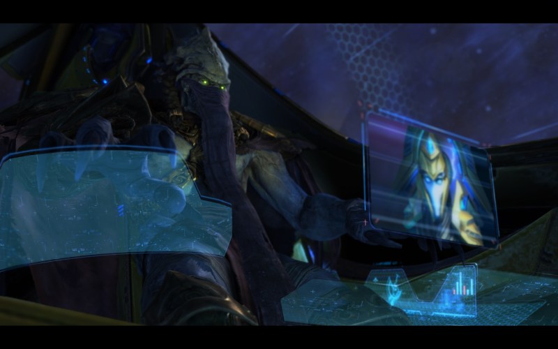 Zeratul in prologue for StarCraft II: Legacy of the Void.