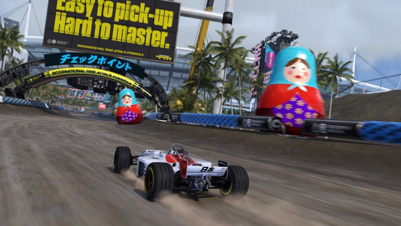 Trackmania lets you drive up and down walls.