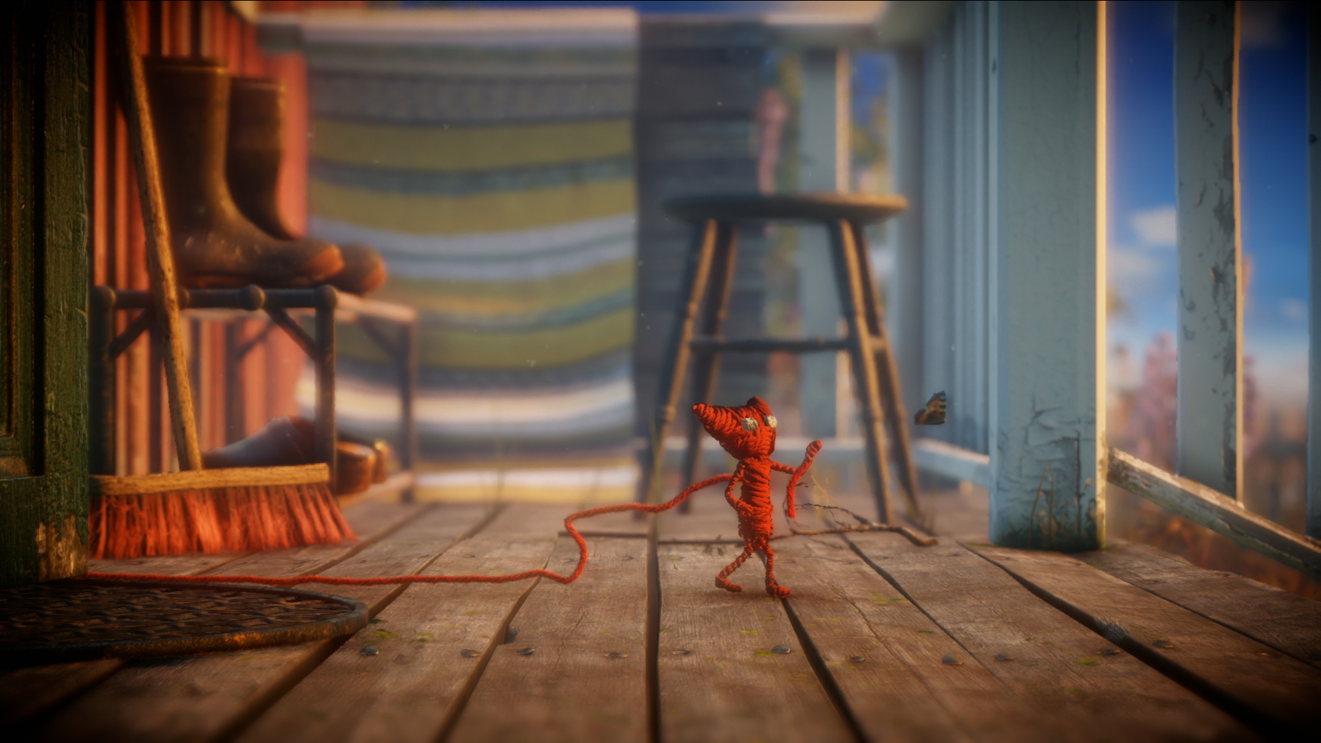 Unravel puts the cute Yarny in some situations that are scary for such a small and fragile creature.