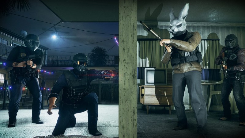 Battlefield Hardline: Criminal Activity has more masks for the criminals.