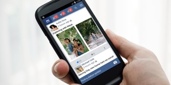 Facebook Lite for Android is a stripped-down version that works in poor network conditions