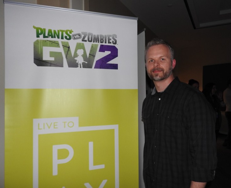 Jeremy Vanhoozer, franchise creative director at PopCap Games for Plants vs Zombies: Garden Warfare 2.
