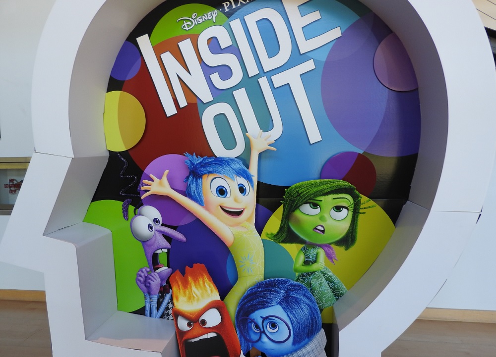 Inside Out is Pixar's new film. Disney is also making a mobile game based on it.