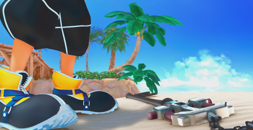 Only Sora could pull those shoes off.