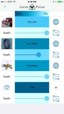 A list of possible items you could track with Locus Pocus. Photo courtesy Thinking Source