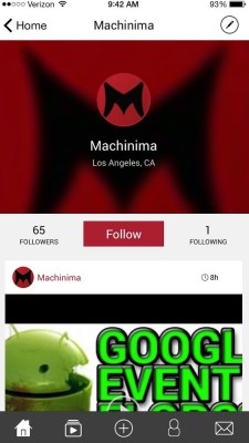 Machinima app on Victorious