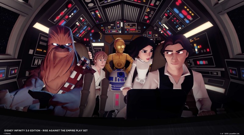 The cast of Star Wars: Rise Against the Empire for Disney Infinity 3.0.
