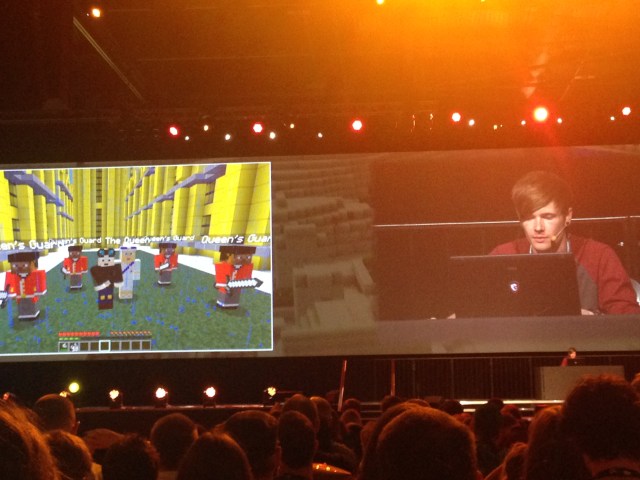 The Diamond Minecart's liveshow at Minecon 2015.