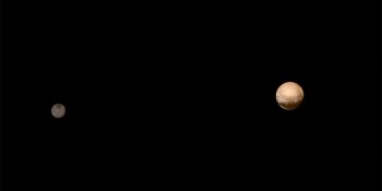 NASA shows Pluto and its moon Charon from 6M kilometers away in this photo