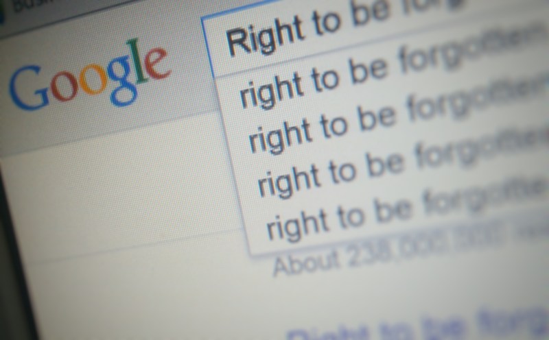 Google Right to be Forgotten