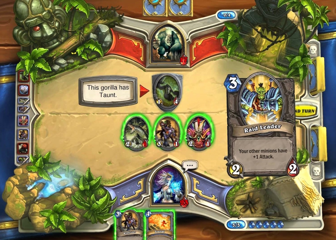 Hearthstone: Heroes of Warcraft's tutorial is a good example of properly onboarding players. 