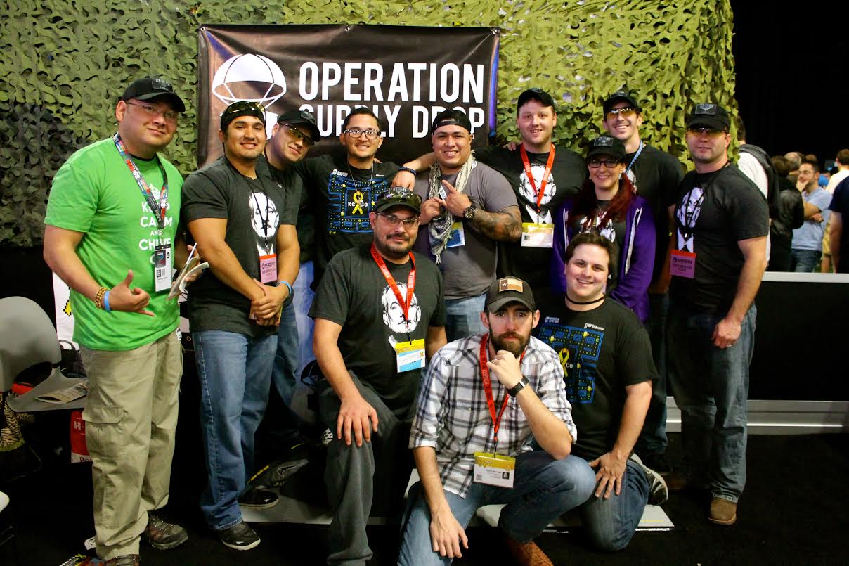 Sgt. Steven Giddings and the OSD team at SXSW.