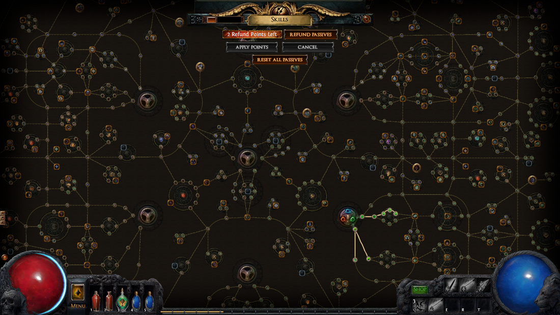 Path of Exile's skill tree is ... well, large doesn't quite do it justice.