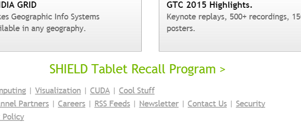 Shield tablet recall program