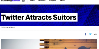 Someone spoofed Bloomberg’s website and a fake article made Twitter’s stock soar