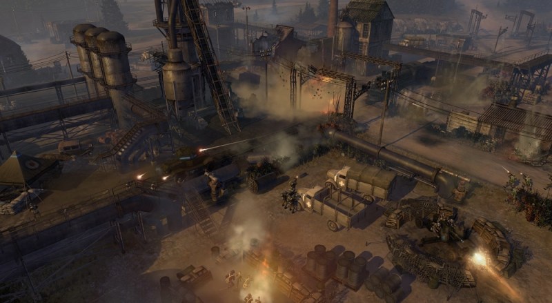 Action in Company of Heroes 2: British Forces.