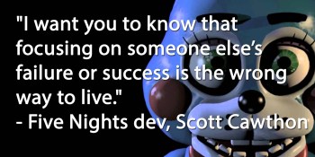 Five Nights at Freddy’s developer on hate and working at Dollar General