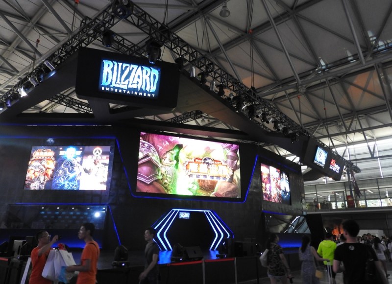 Blizzard at ChinaJoy.