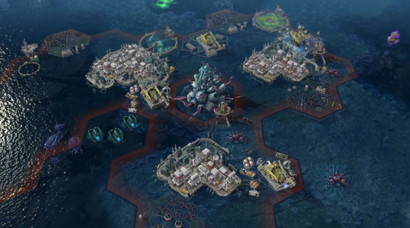 You can create floating cities in Rising Tide, the expansion for Civilization: Beyond Earth.