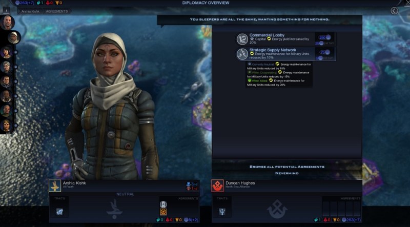 Al Falah faction of Rising Tide expansion of Civilization: Beyond Earth.