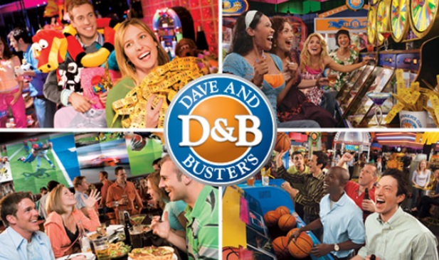 Dave & Buster's restaurant and entertainment experience.