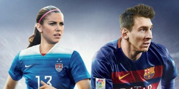 FIFA 16 cover has U.S. women’s national team star Alex Morgan side-by-side with Messi