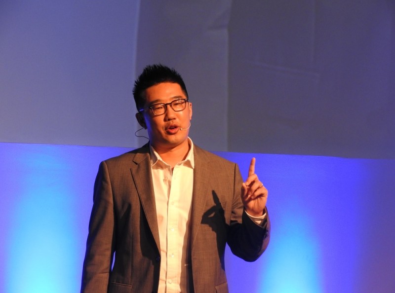 Kevin Chou, CEO of Kabam, at ChinaJoy 2015.