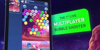 Creators of Talking Tom app unveil multiplayer bubble shooter Mars Pop