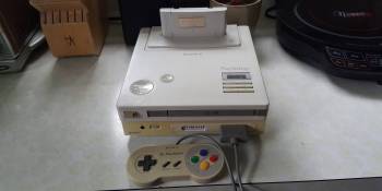 This is the rare PlayStation console built by Sony and Nintendo