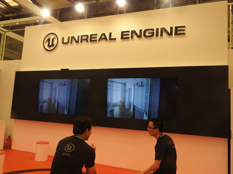 Epic Games touted Unreal Engine 4 at a big booth at ChinaJoy 2015.