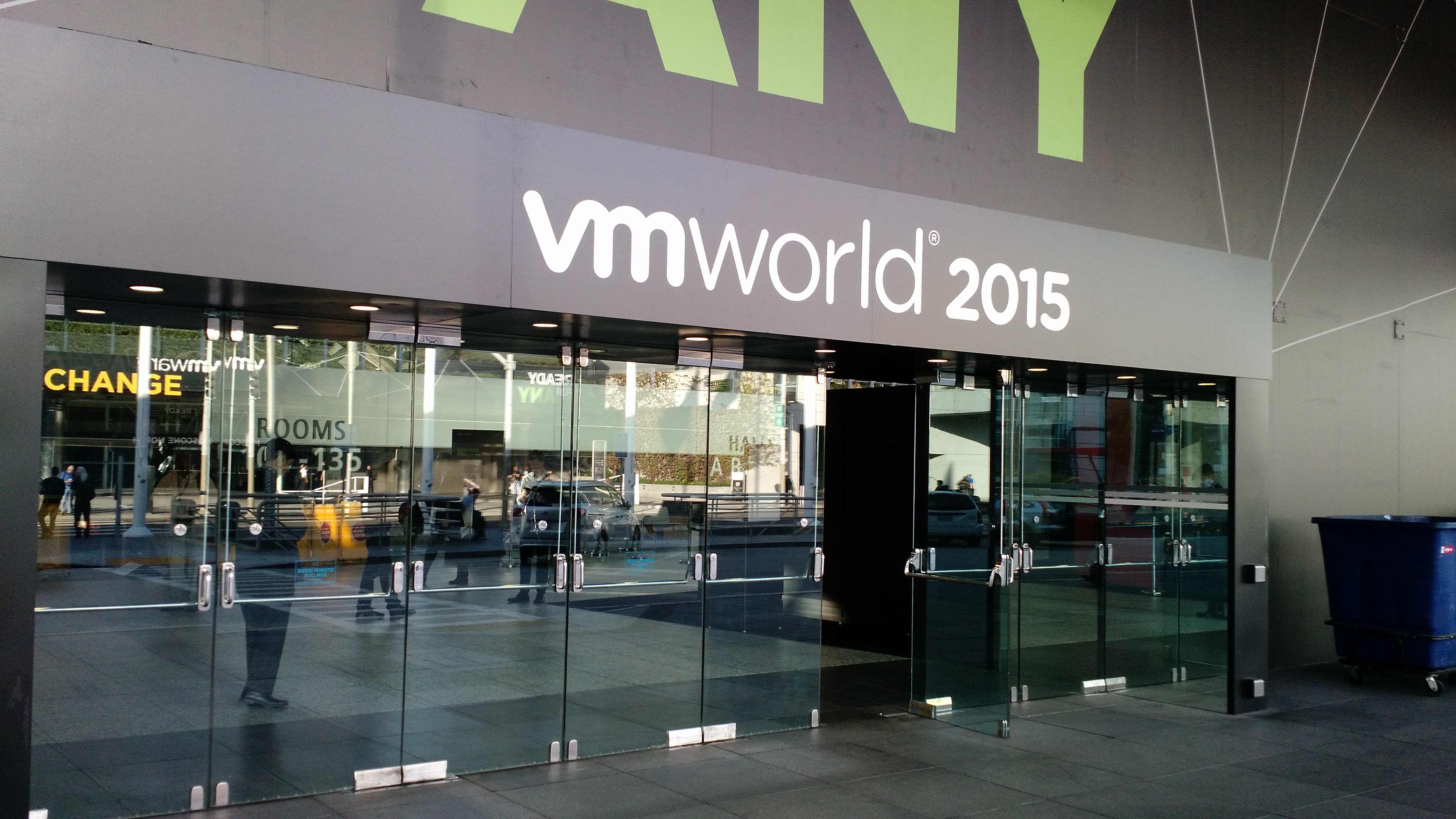 At VMware's 2015 VMworld conference in San Francisco.