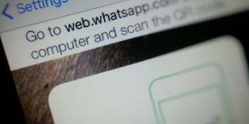 WhatsApp’s web client now works for iPhone users too