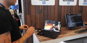 Choice Provisions shows off Laserlife music rhythm game played with gestures on Intel RealSense camera