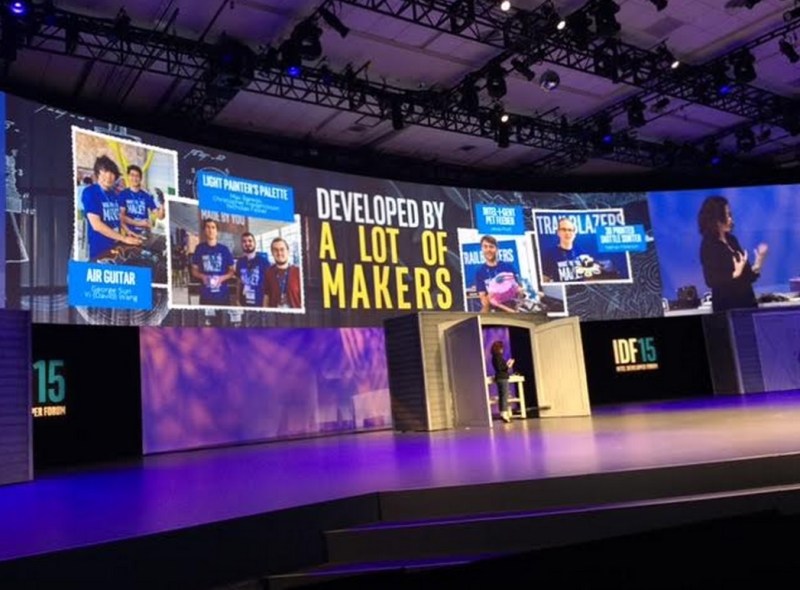 Genevieve Bell celebrates makers at IDF.