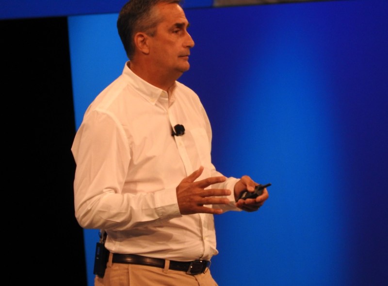 Brian Krzanich, CEO of Intel at IDF 2015.