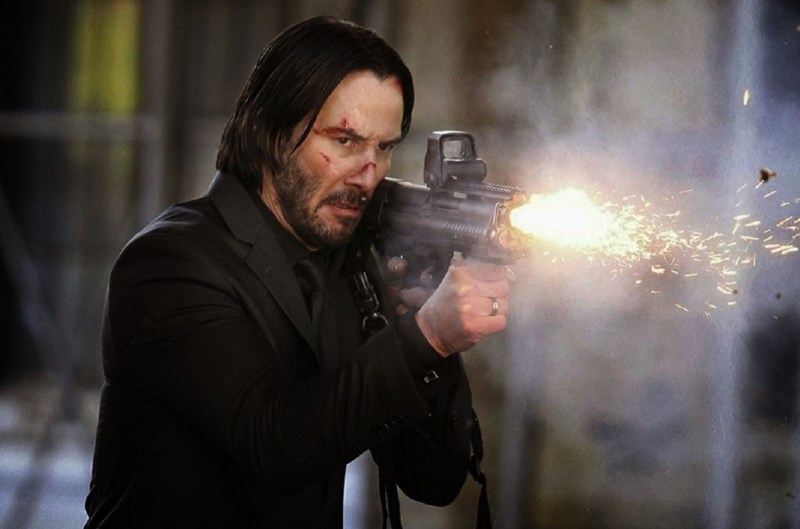 Keanu Reeves as John Wick.