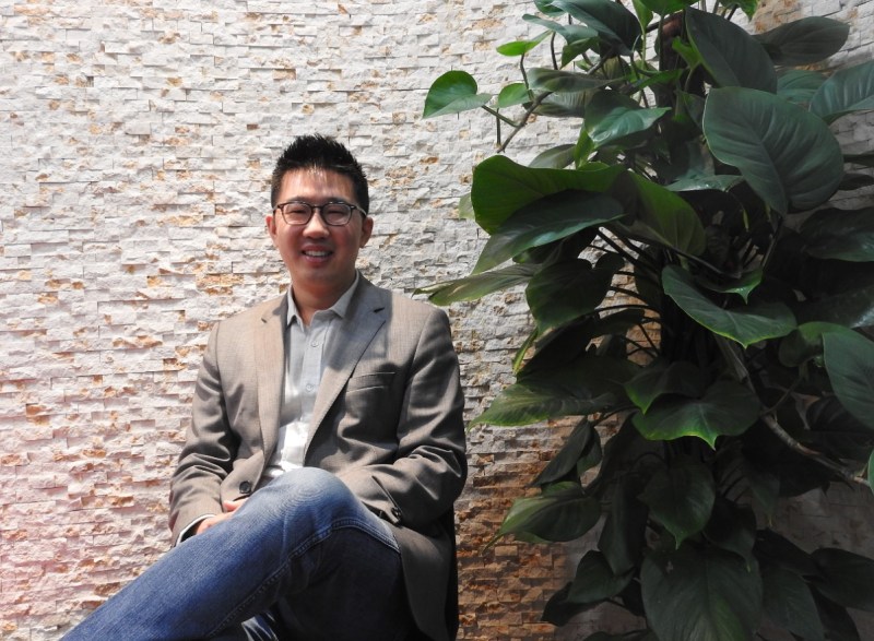 Kevin Chou, CEO of Kabam, at ChinaJoy in Shanghai.